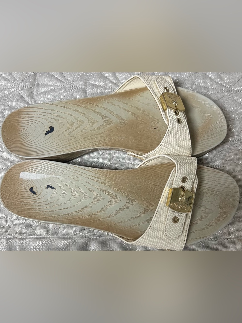 Dr Scholl’s Classic Sandals Gardenia Snake Print Women’s Sz 7 - Picture 2 of 4
